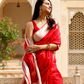 Surkh laal chanderi pattu Silk