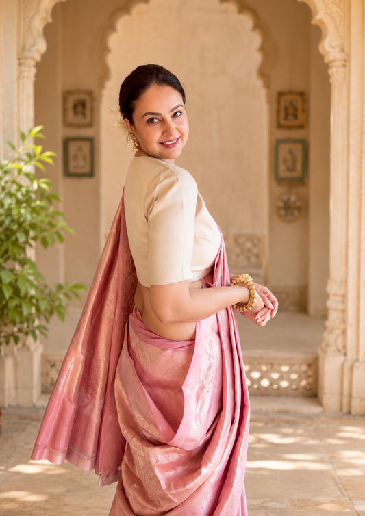 Pink Gulnaz Saree