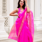 Bubblegum Pink Chanderi Organza