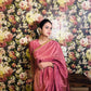 Gaajri Shimmer Saree with Gold Kiran