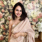 Pastel Pink Shimmer Semi Silk Saree