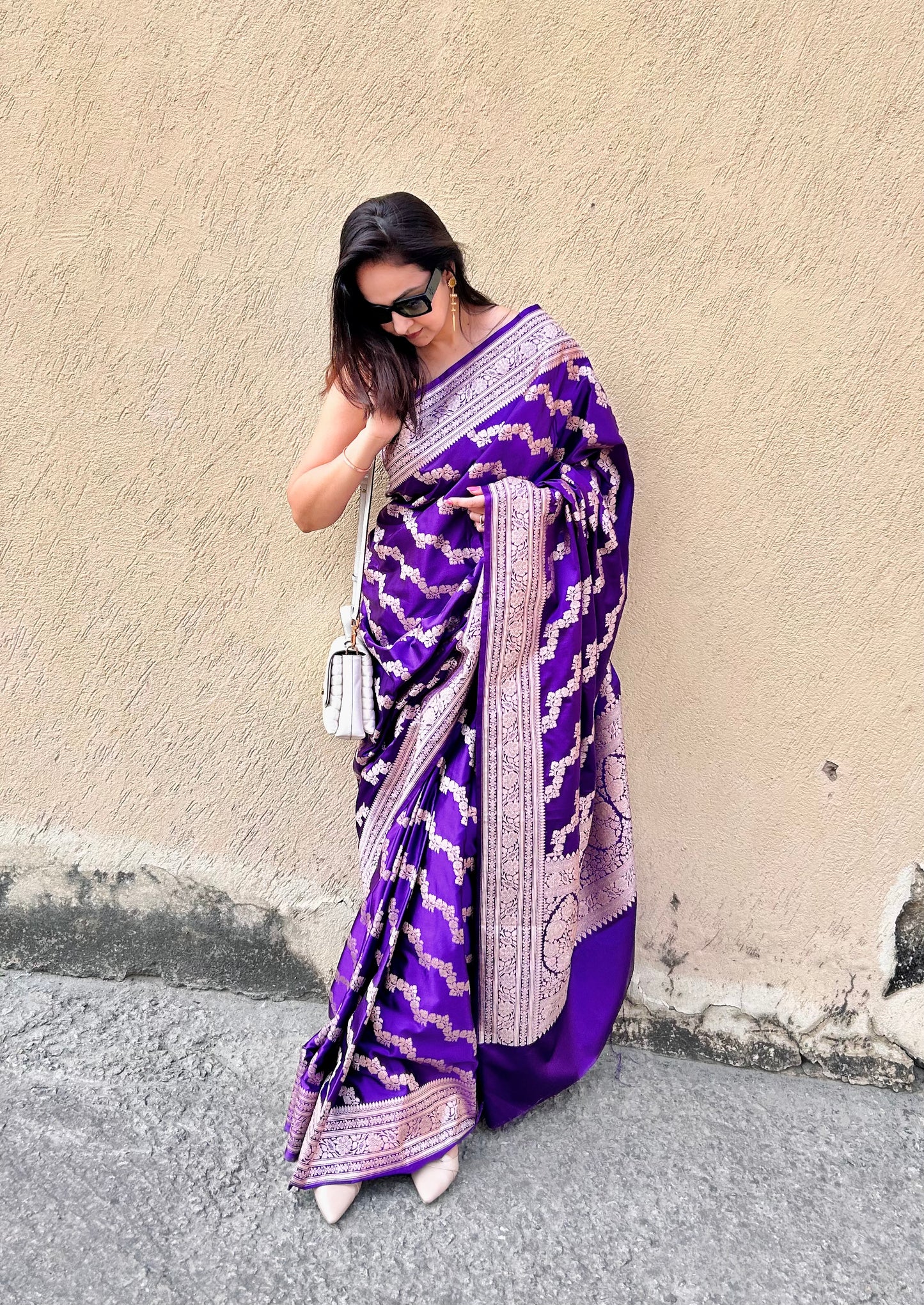 Sitara Mashru Satin Saree