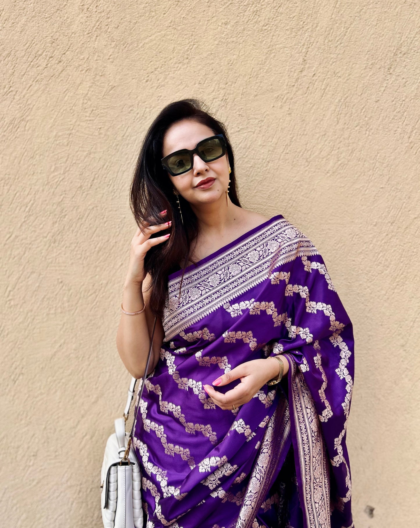 Sitara Mashru Satin Saree