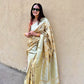 Sitara - Gold mashru satin saree