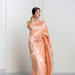 Pink Peach Kinkhab Brocade Banarasi