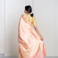 Pink Peach Kinkhab Brocade Banarasi