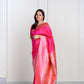 Rani Pink Pure Katan Silk With Sona Rupa Zari