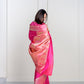 Rani Pink Pure Katan Silk With Sona Rupa Zari