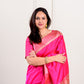 Rani Pink Pure Katan Silk With Sona Rupa Zari