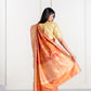 Rust Copper Katan Silk Banarasi With Kadhua Weaving