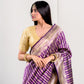 Purple Uppada Kadhua Handloom With Katan Kadiyal