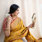 Vaijanti Ochre Pauri Katan Silk Saree